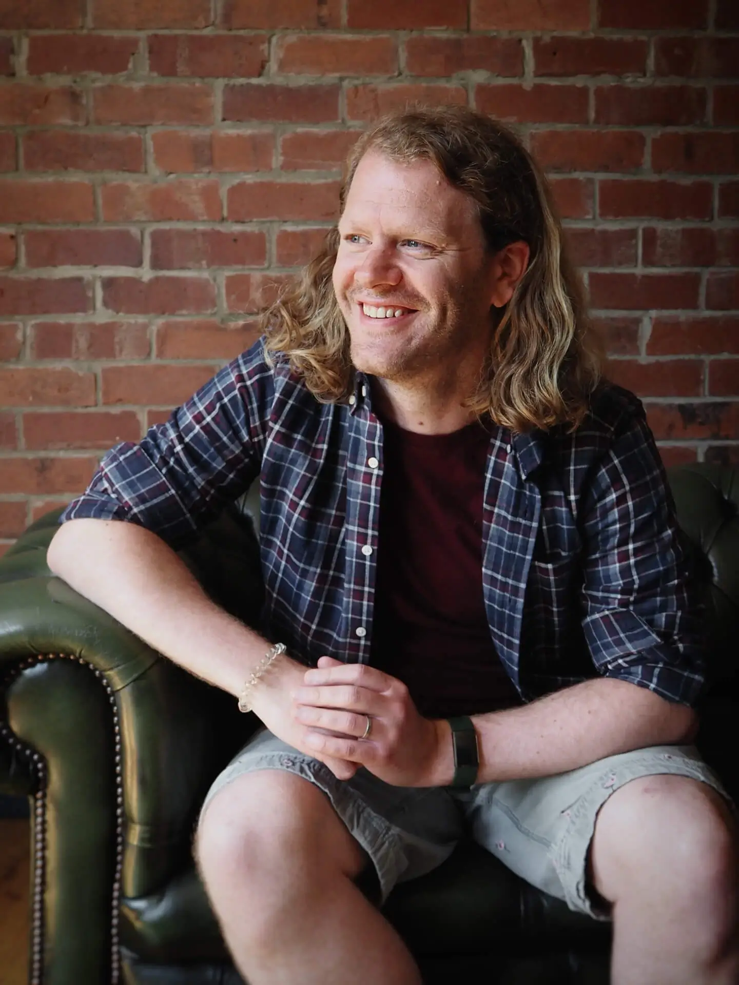 Profile shot of Andrew Tanner