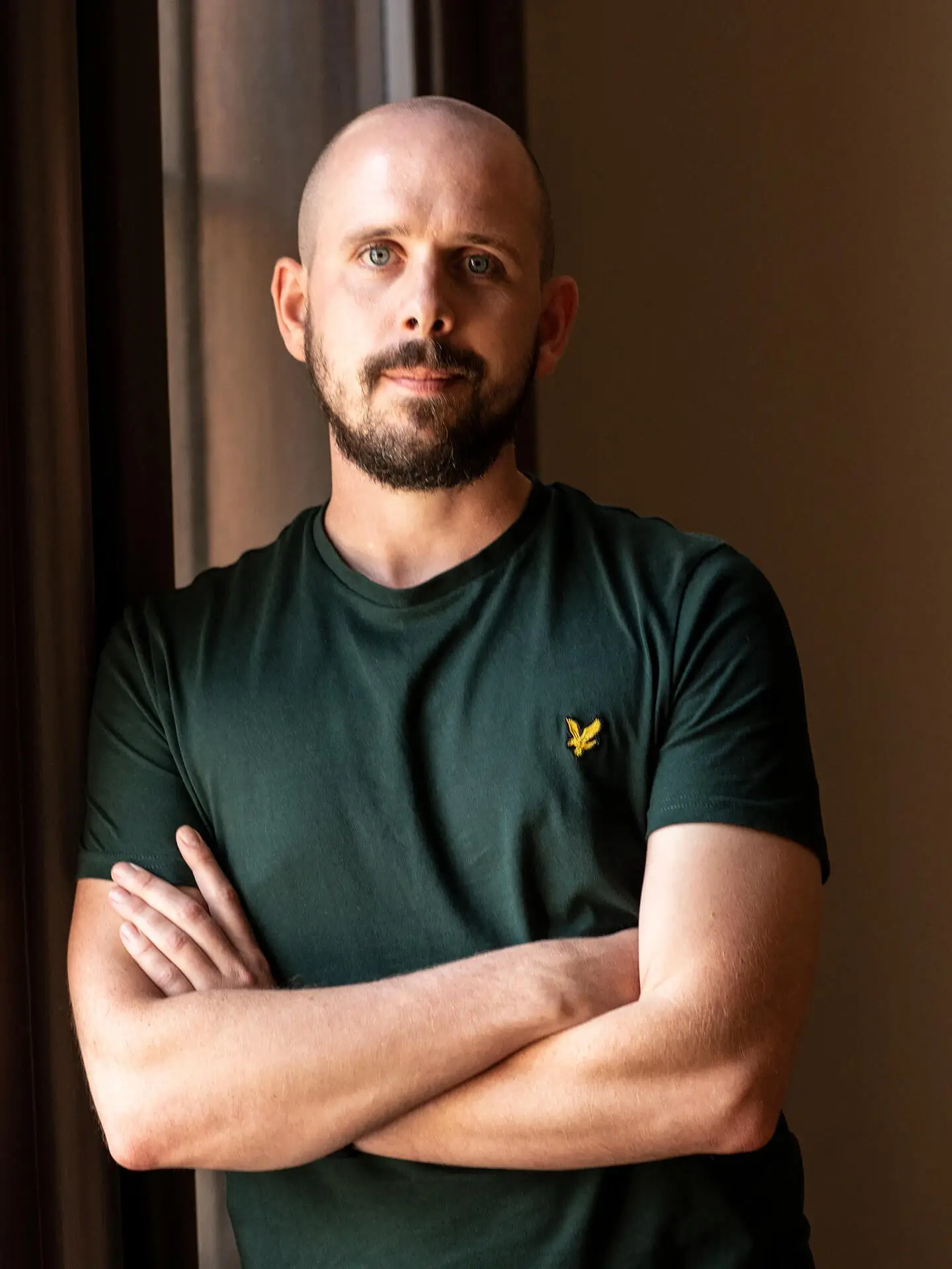 Profile shot of Ben Upex