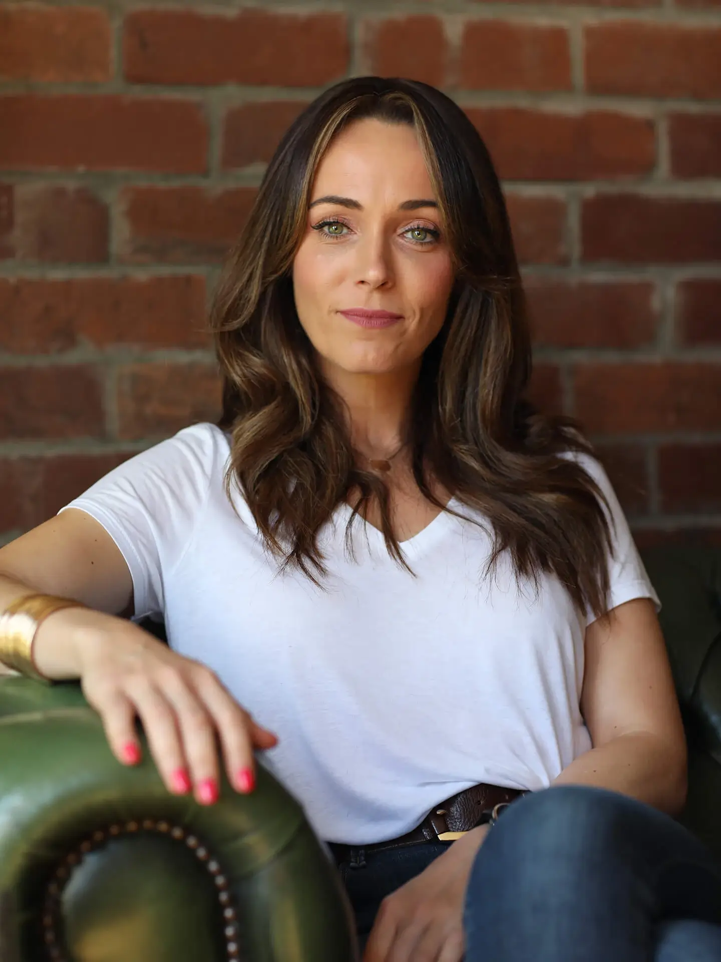 Profile shot of Fiona Dollan