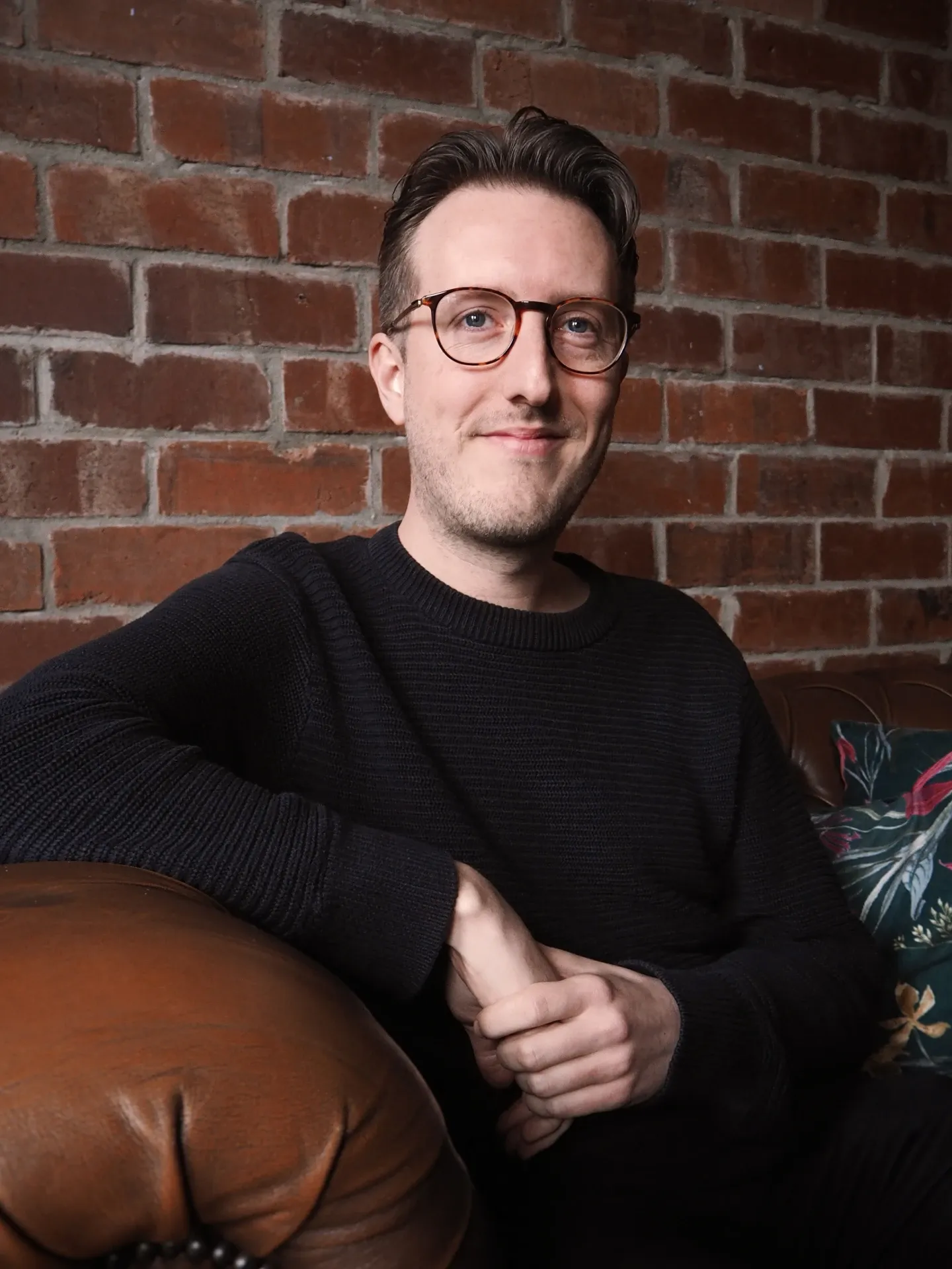 Profile shot of Jake Frost