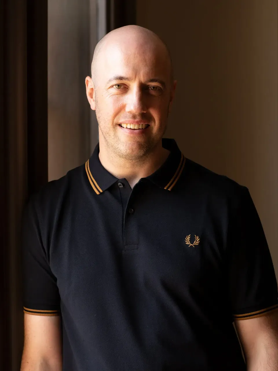 Profile shot of Liam Grogan